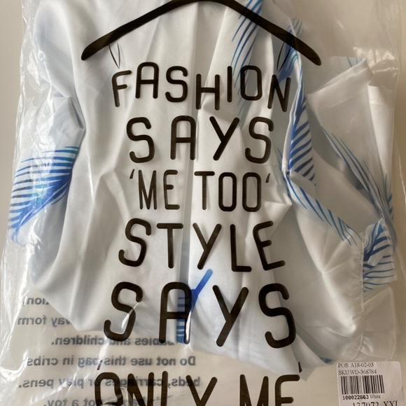 Go Your Own Way Feather Print Dress - Picture 4 of 4